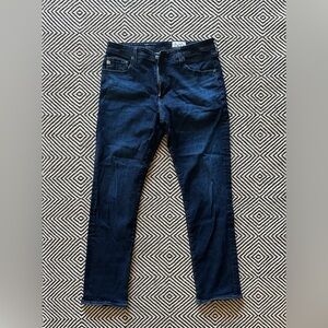 AG Adriano Goldschmied Mens Jeans 36x32 Blue Everett Slim Straight Japan Denim